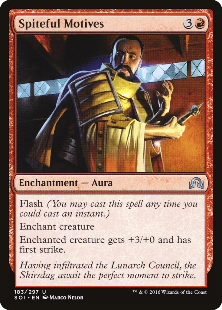 Spiteful Motives · Shadows over Innistrad