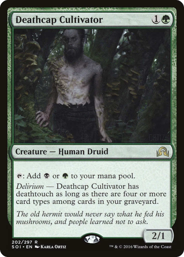 Deathcap Cultivator · Shadows over Innistrad