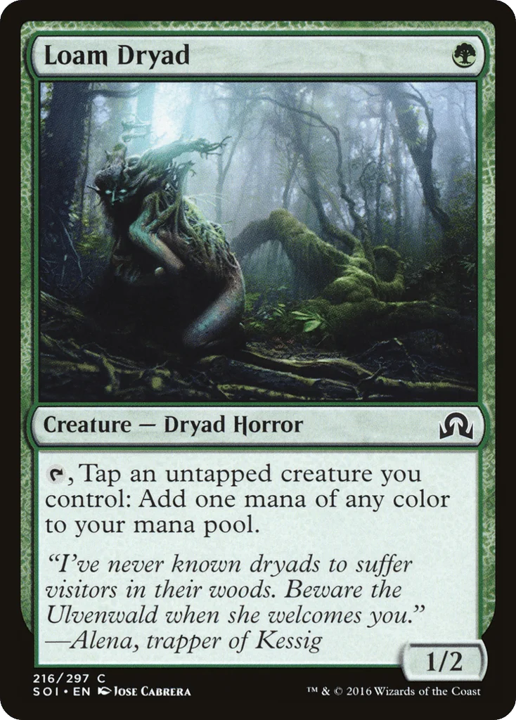 Loam Dryad · Shadows over Innistrad