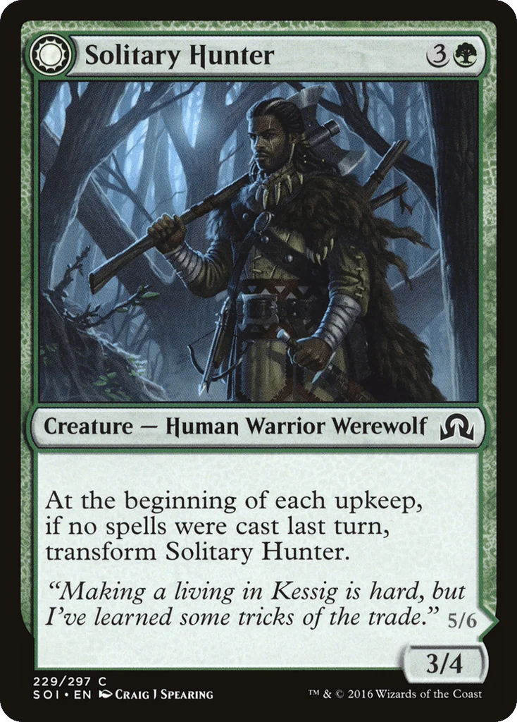 Solitary Hunter // One of the Pack · Shadows over Innistrad