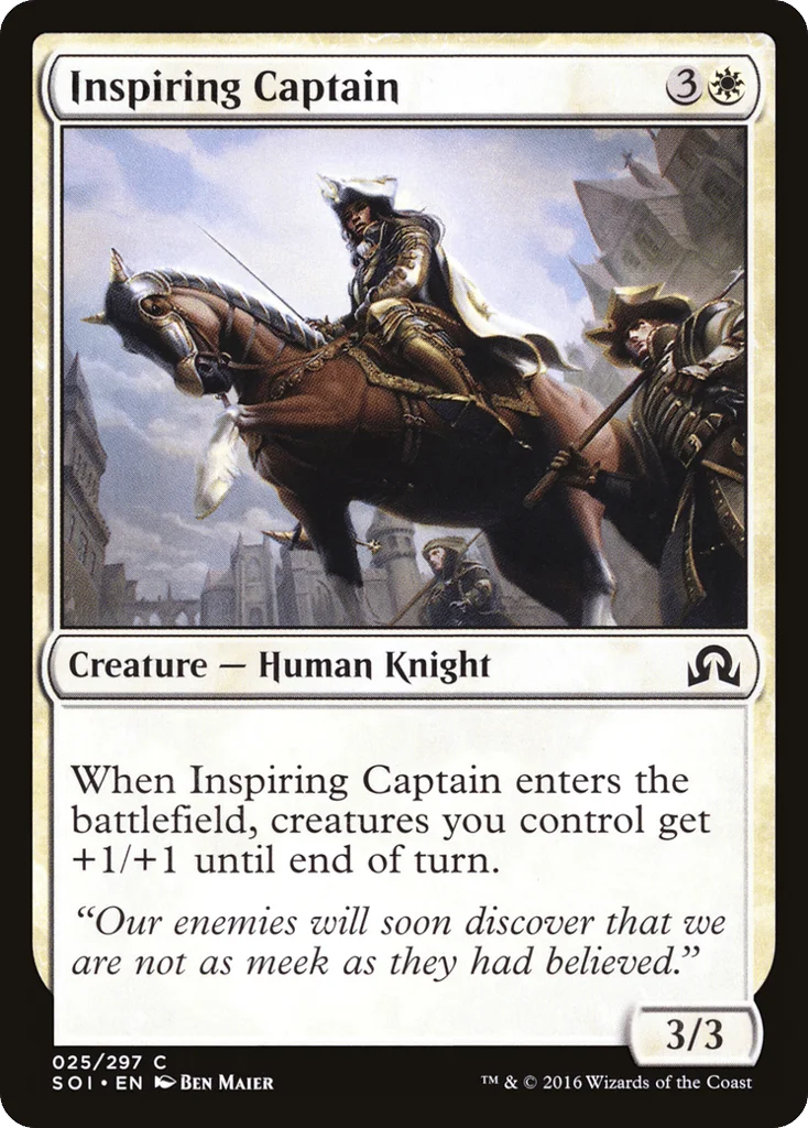 Inspiring Captain · Shadows over Innistrad