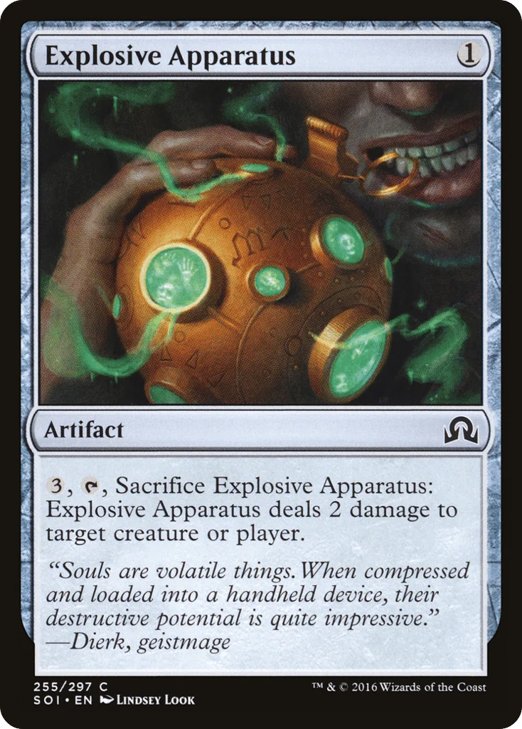 Explosive Apparatus · Shadows over Innistrad