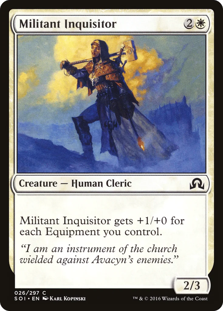 Militant Inquisitor · Shadows over Innistrad