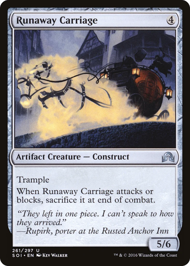 Runaway Carriage · Shadows over Innistrad