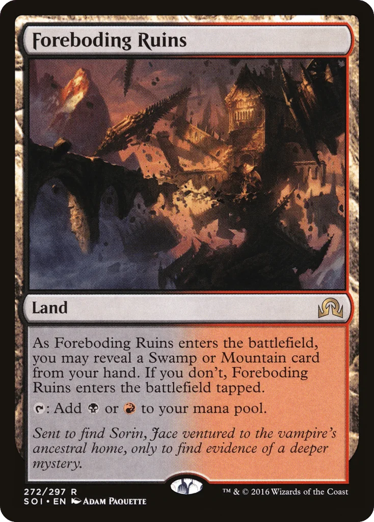 Foreboding Ruins · Shadows over Innistrad