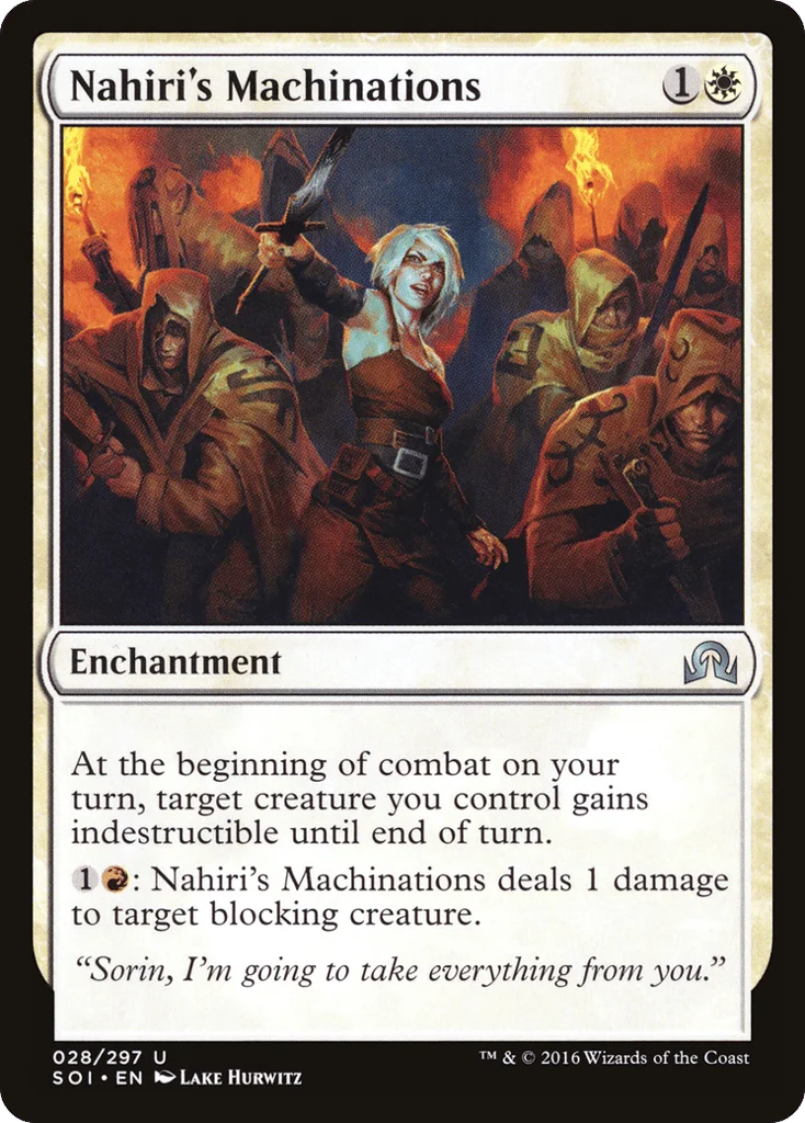 Nahiri's Machinations · Shadows over Innistrad