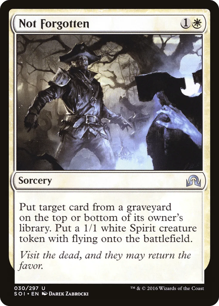 Not Forgotten · Shadows over Innistrad