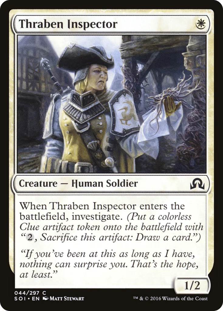 Thraben Inspector · Shadows over Innistrad