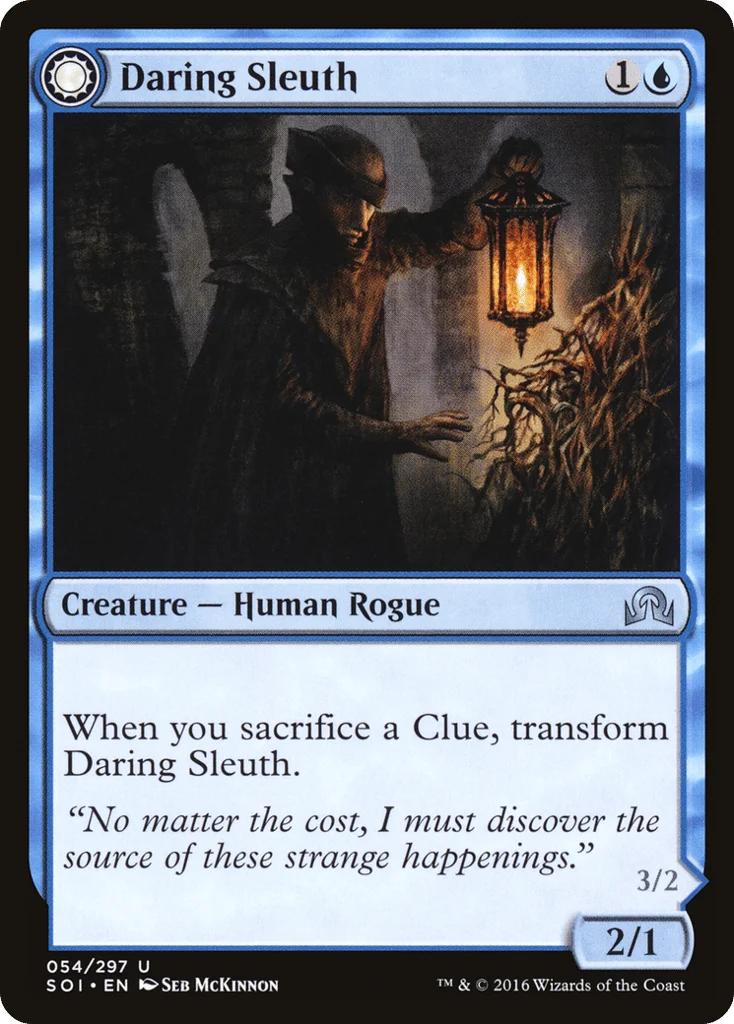 Daring Sleuth // Bearer of Overwhelming Truths · Shadows over Innistrad
