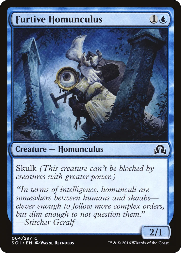 Furtive Homunculus · Shadows over Innistrad