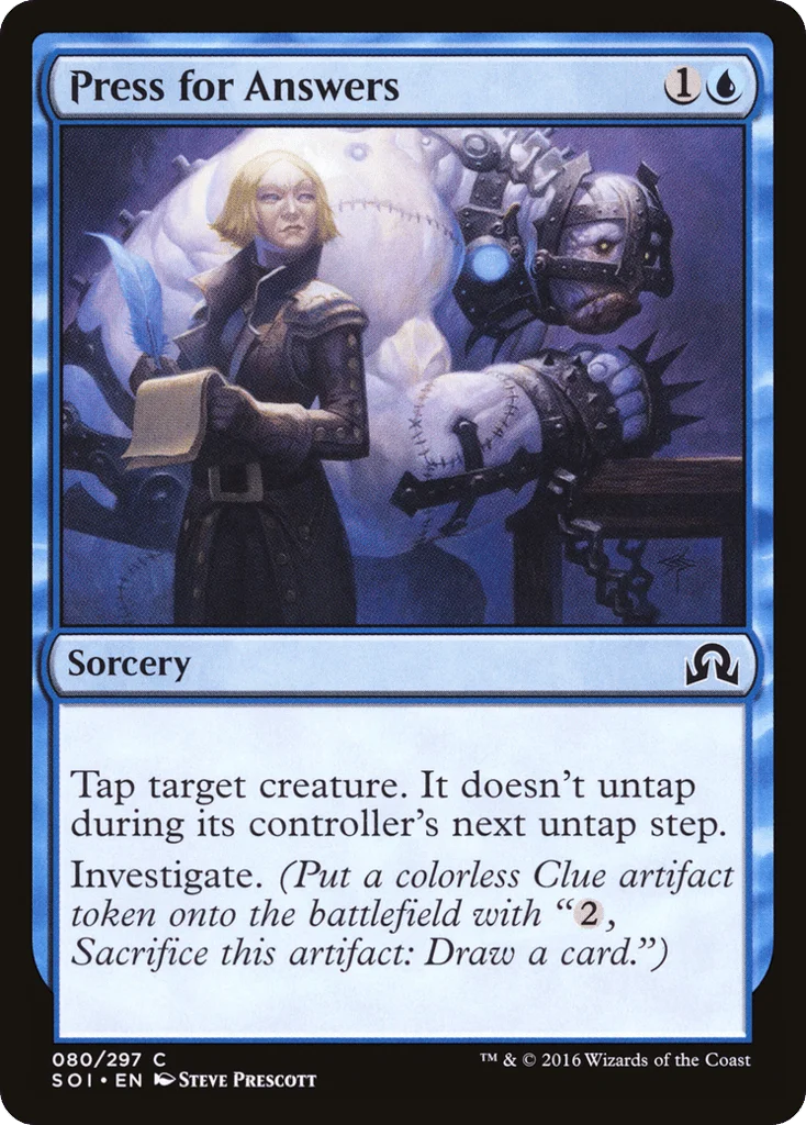 Press for Answers · Shadows over Innistrad