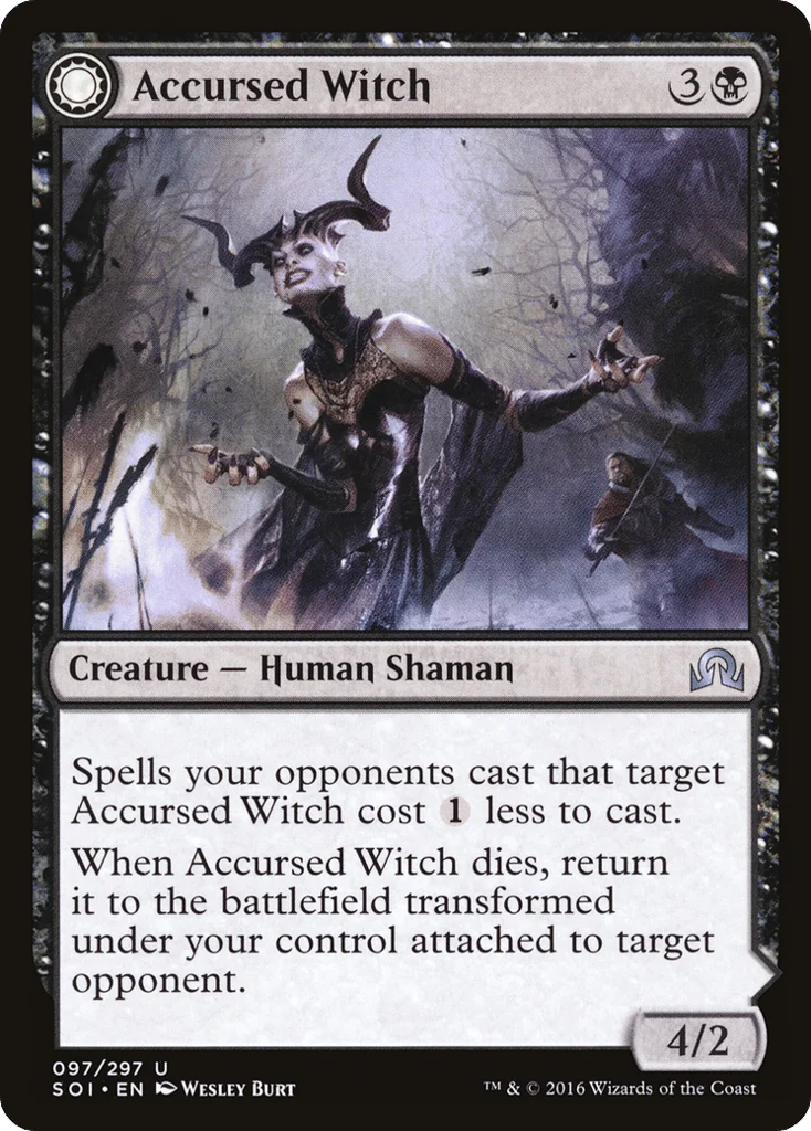 Accursed Witch // Infectious Curse · Shadows over Innistrad
