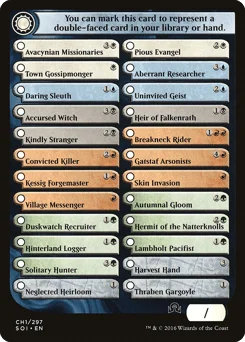 Shadows Over Innistrad Checklist 1