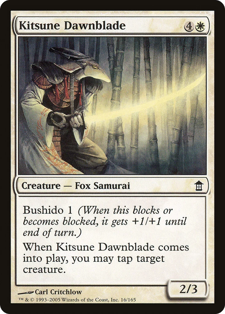 Kitsune Dawnblade · Saviors of Kamigawa