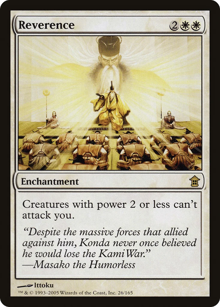 Reverence · Saviors of Kamigawa