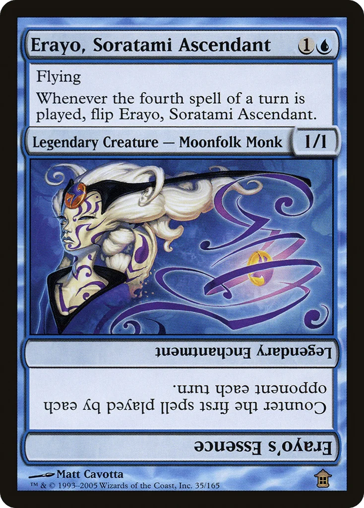 Erayo, Soratami Ascendant // Erayo's Essence · Saviors of Kamigawa