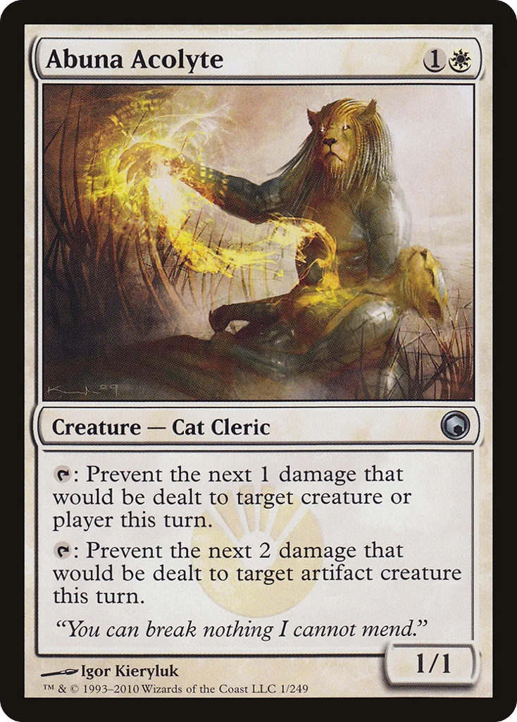 Abuna Acolyte · Scars of Mirrodin