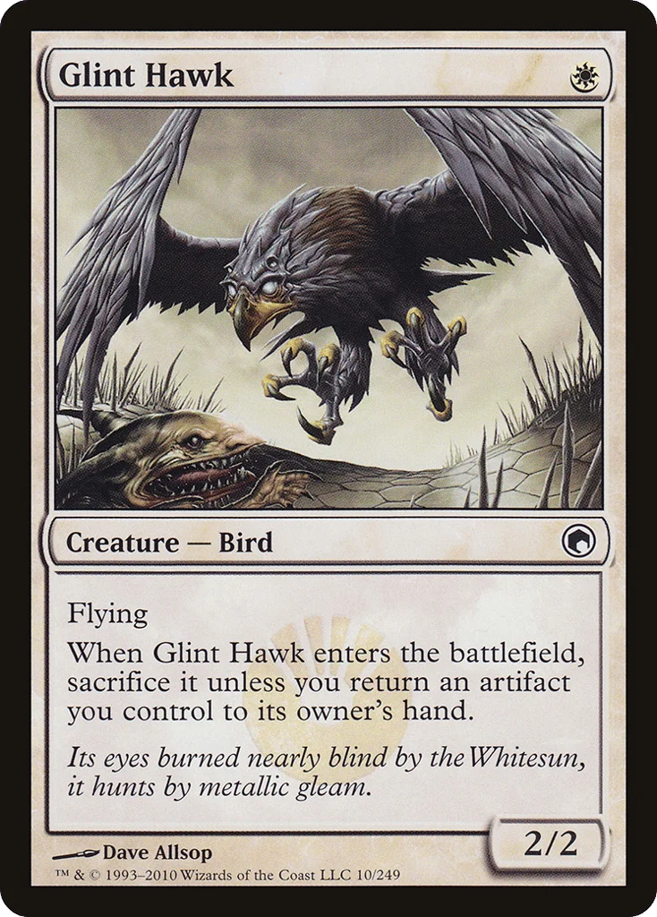 Glint Hawk · Scars of Mirrodin