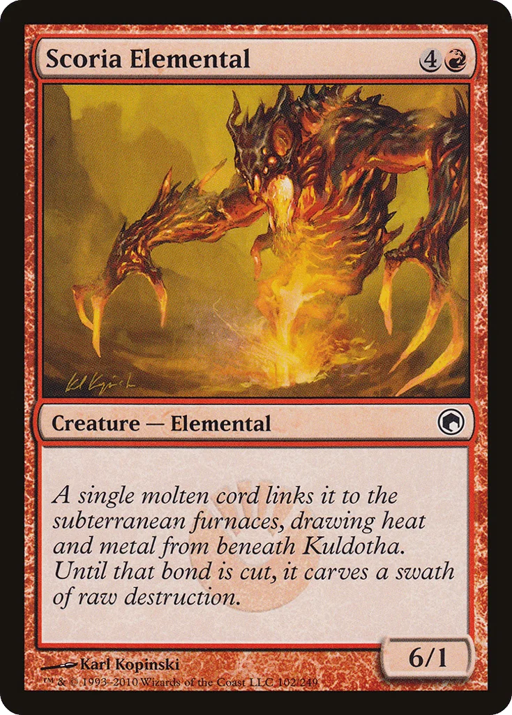 Scoria Elemental · Scars of Mirrodin