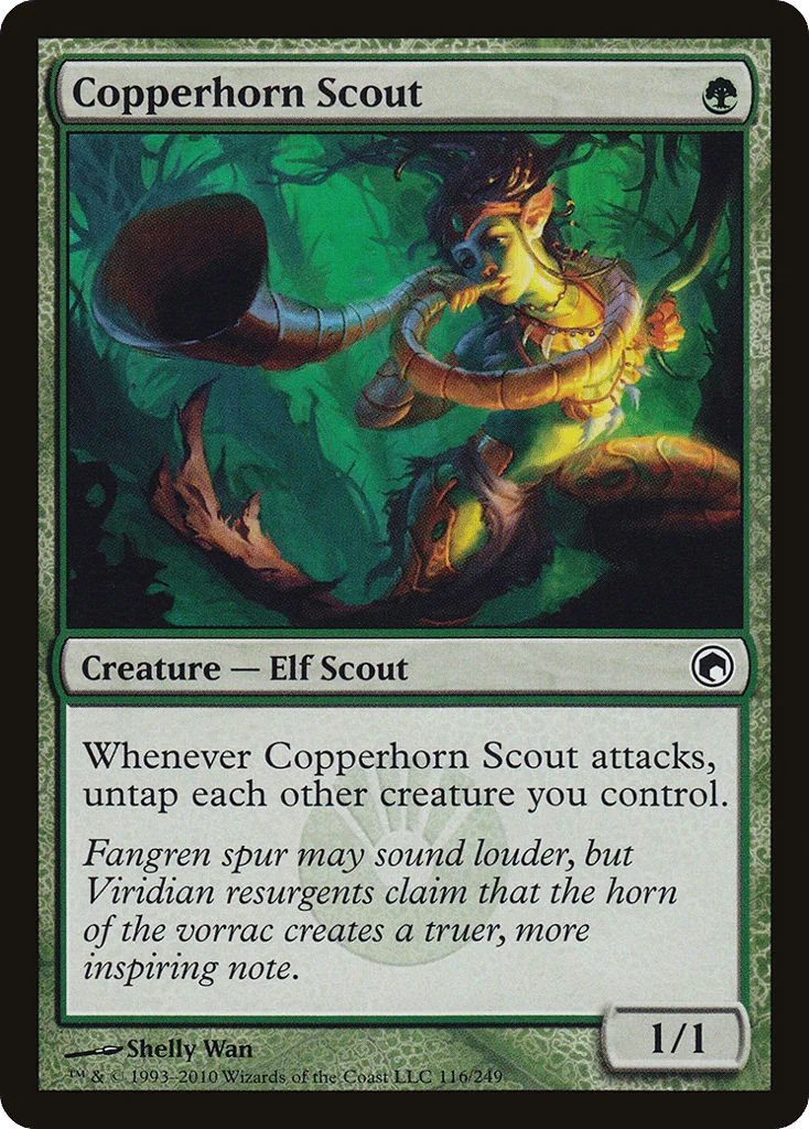 Copperhorn Scout · Scars of Mirrodin