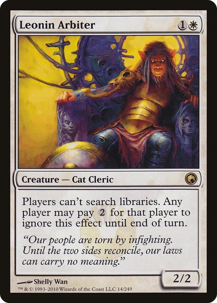 Leonin Arbiter · Scars of Mirrodin