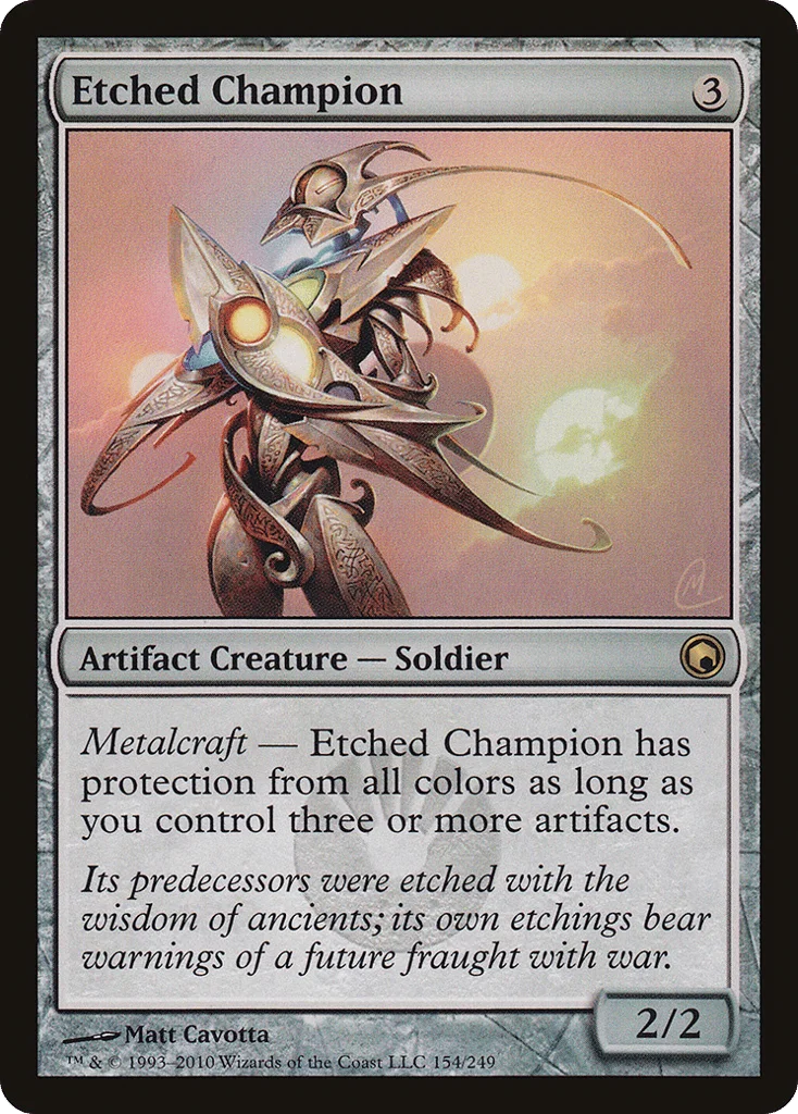 Etched Champion · Scars of Mirrodin