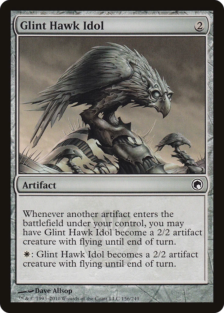 Glint Hawk Idol · Scars of Mirrodin