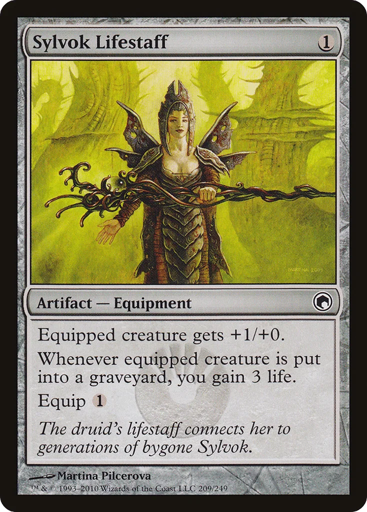 Sylvok Lifestaff · Scars of Mirrodin