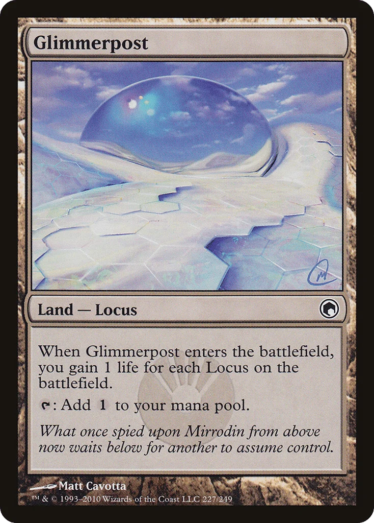 Glimmerpost · Scars of Mirrodin