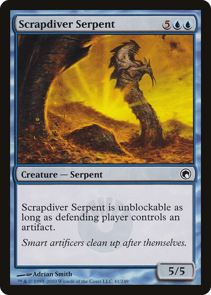 Scrapdiver Serpent · Scars of Mirrodin