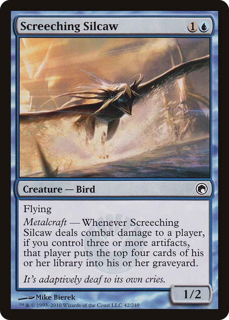 Screeching Silcaw · Scars of Mirrodin