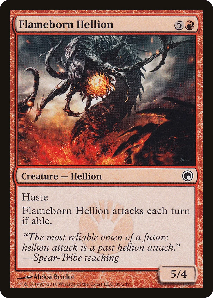 Flameborn Hellion · Scars of Mirrodin