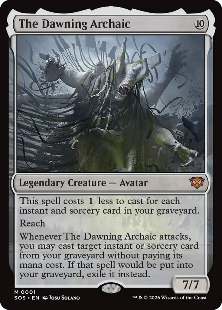 The Dawning Archaic · Secrets of Strixhaven