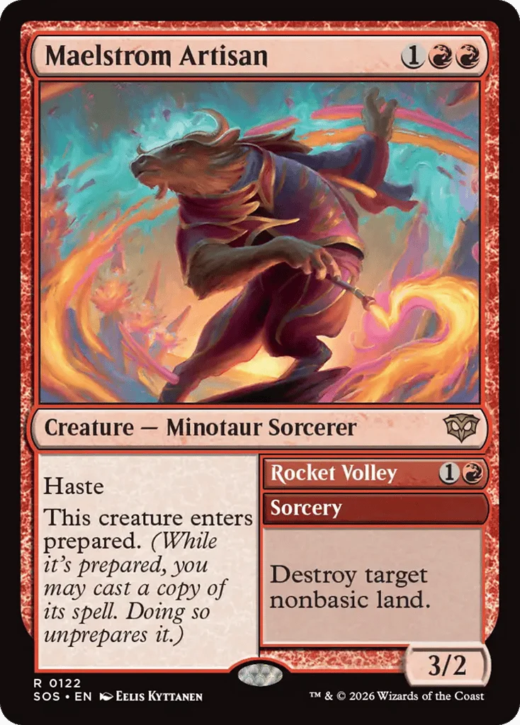 Maelstrom Artisan // Rocket Volley · Secrets of Strixhaven