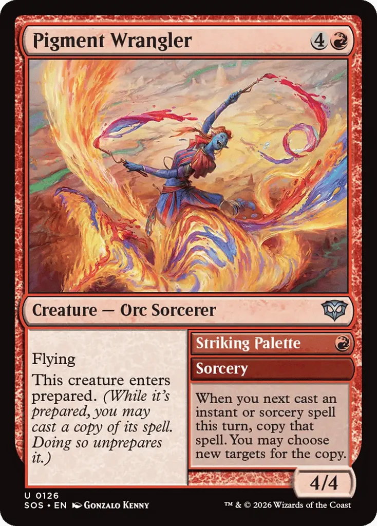 Pigment Wrangler // Striking Palette · Secrets of Strixhaven