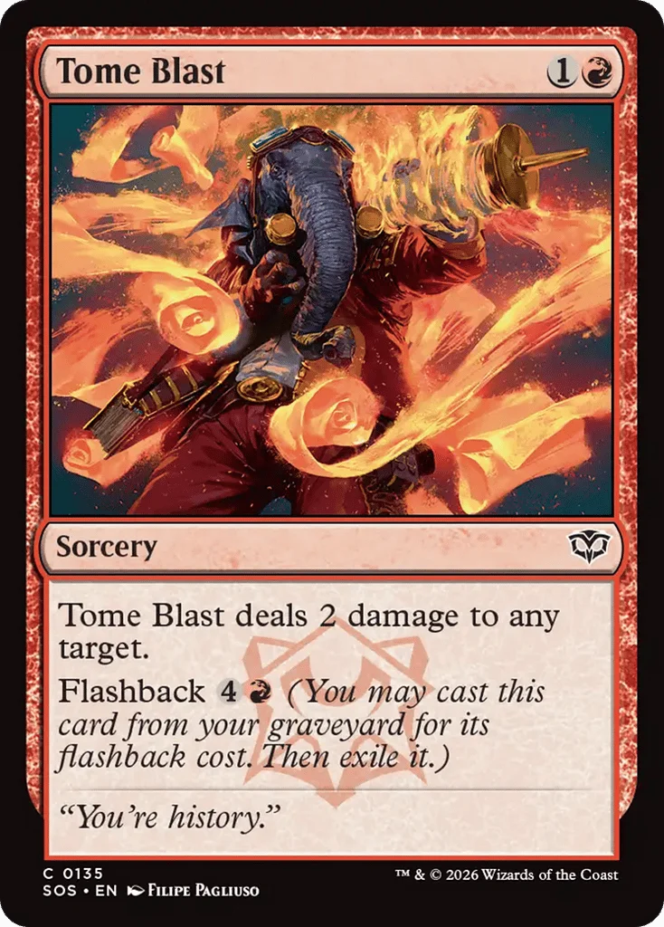 Tome Blast · Secrets of Strixhaven