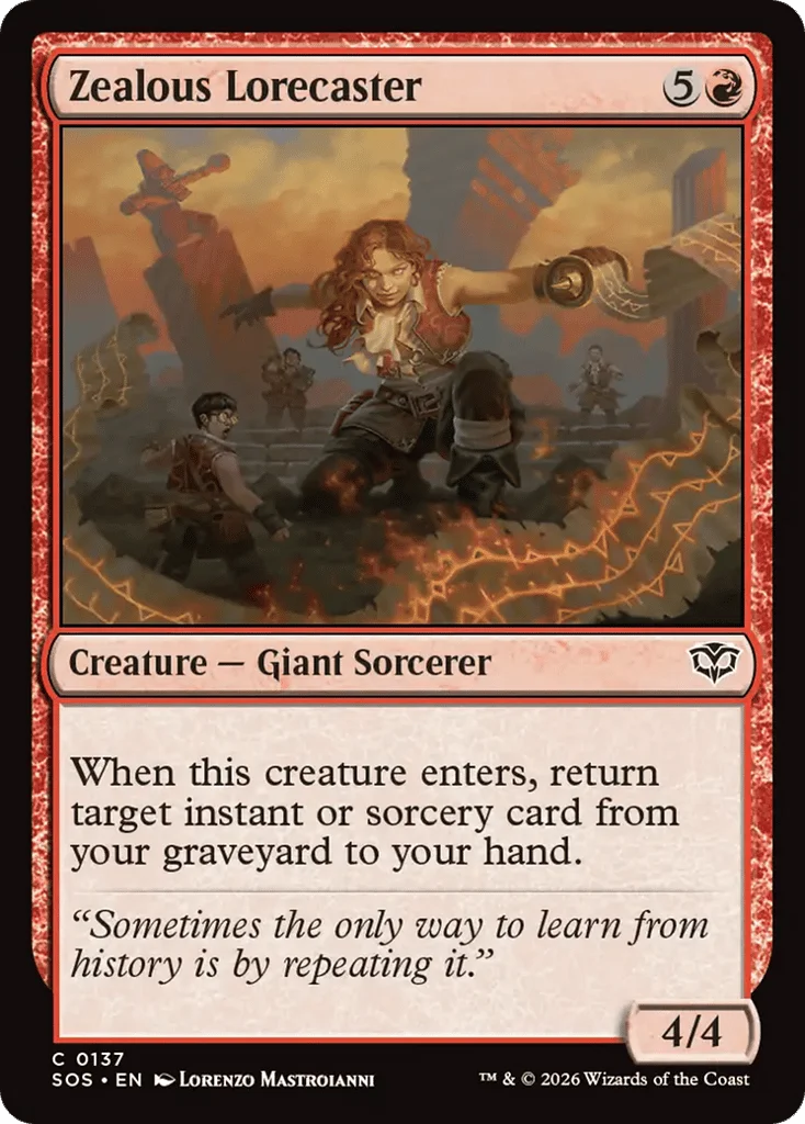 Zealous Lorecaster · Secrets of Strixhaven