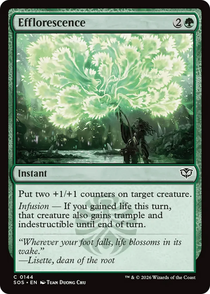Efflorescence · Secrets of Strixhaven