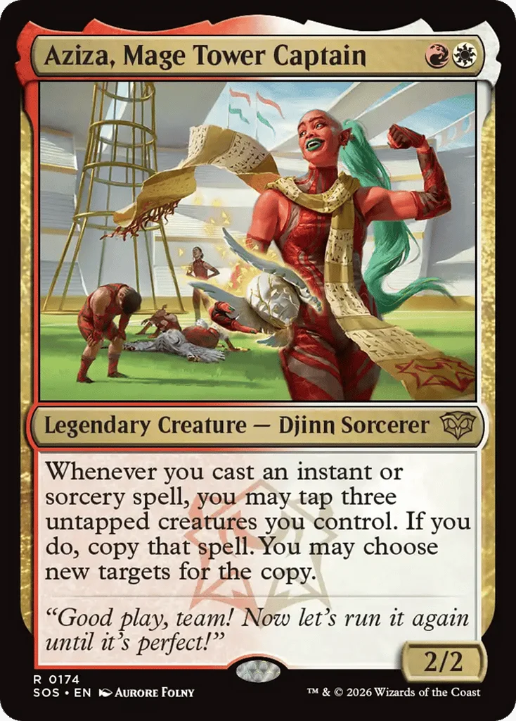 Aziza, Mage Tower Captain · Secrets of Strixhaven