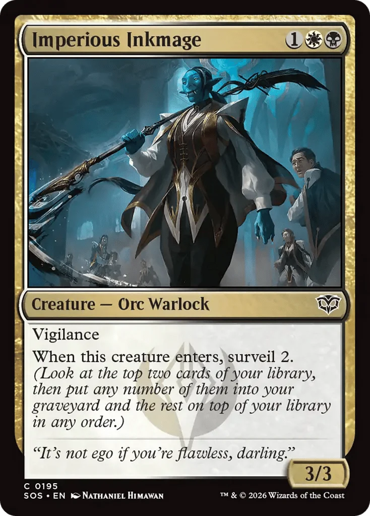 Imperious Inkmage · Secrets of Strixhaven