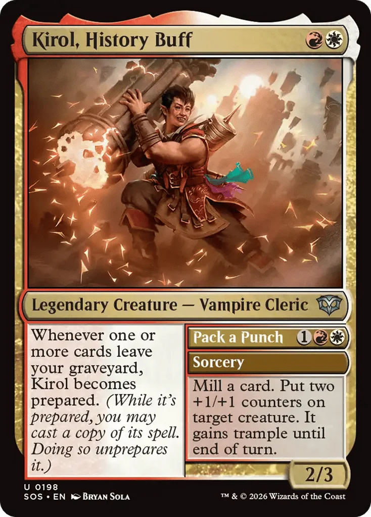 Kirol, History Buff // Pack a Punch · Secrets of Strixhaven
