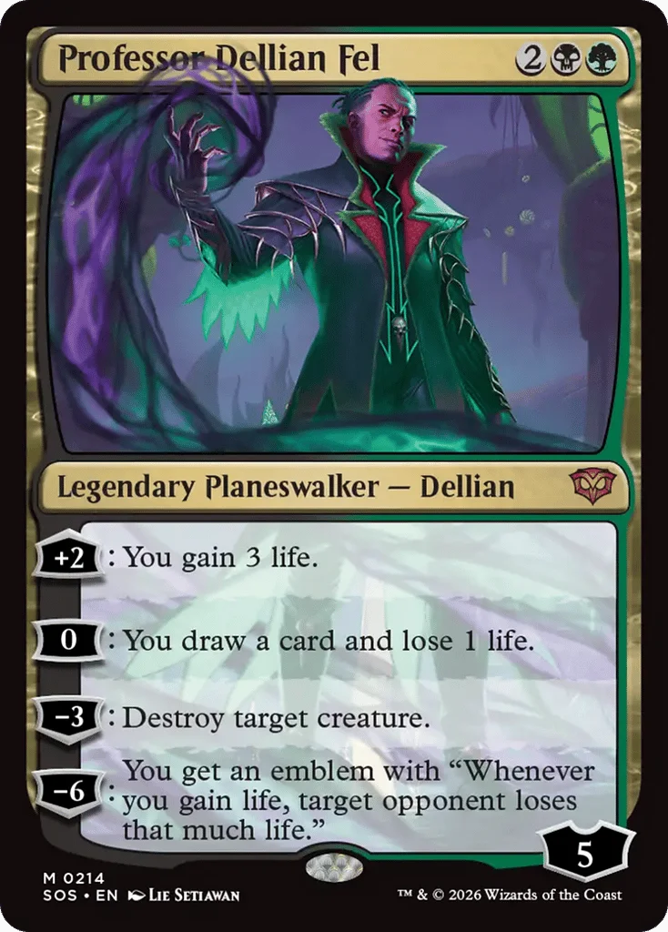 Professor Dellian Fel · Secrets of Strixhaven
