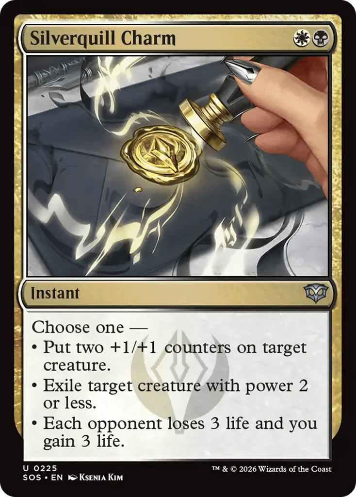 Silverquill Charm · Secrets of Strixhaven