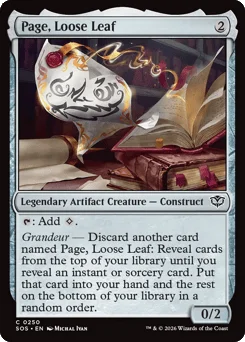 Page, Loose Leaf