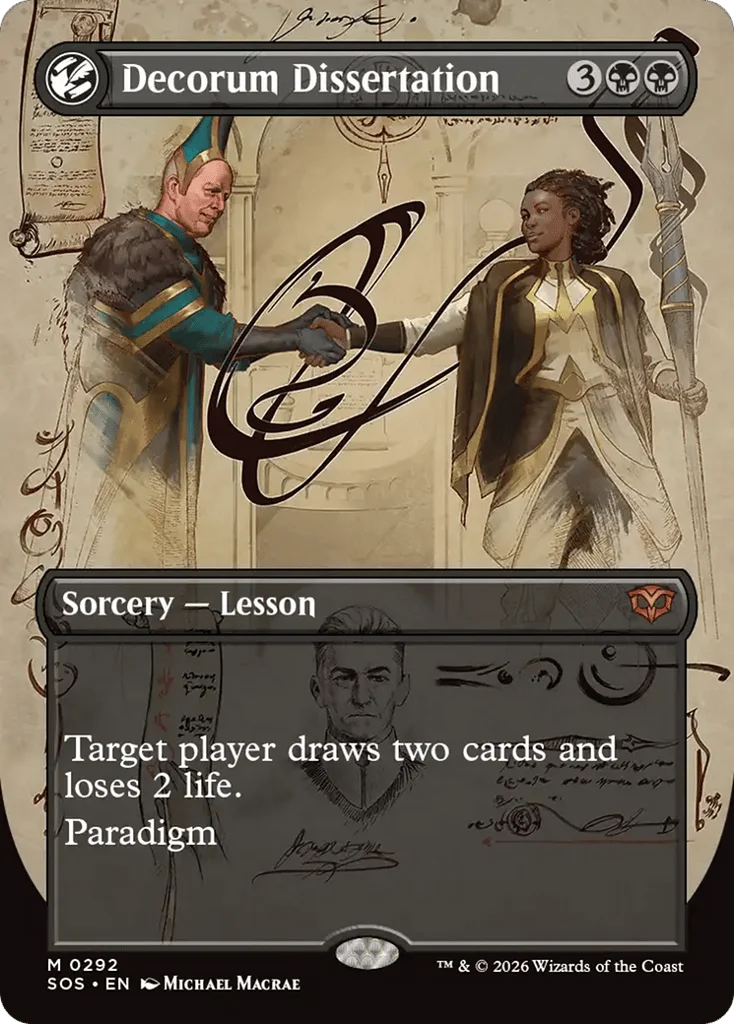 Decorum Dissertation · Secrets of Strixhaven