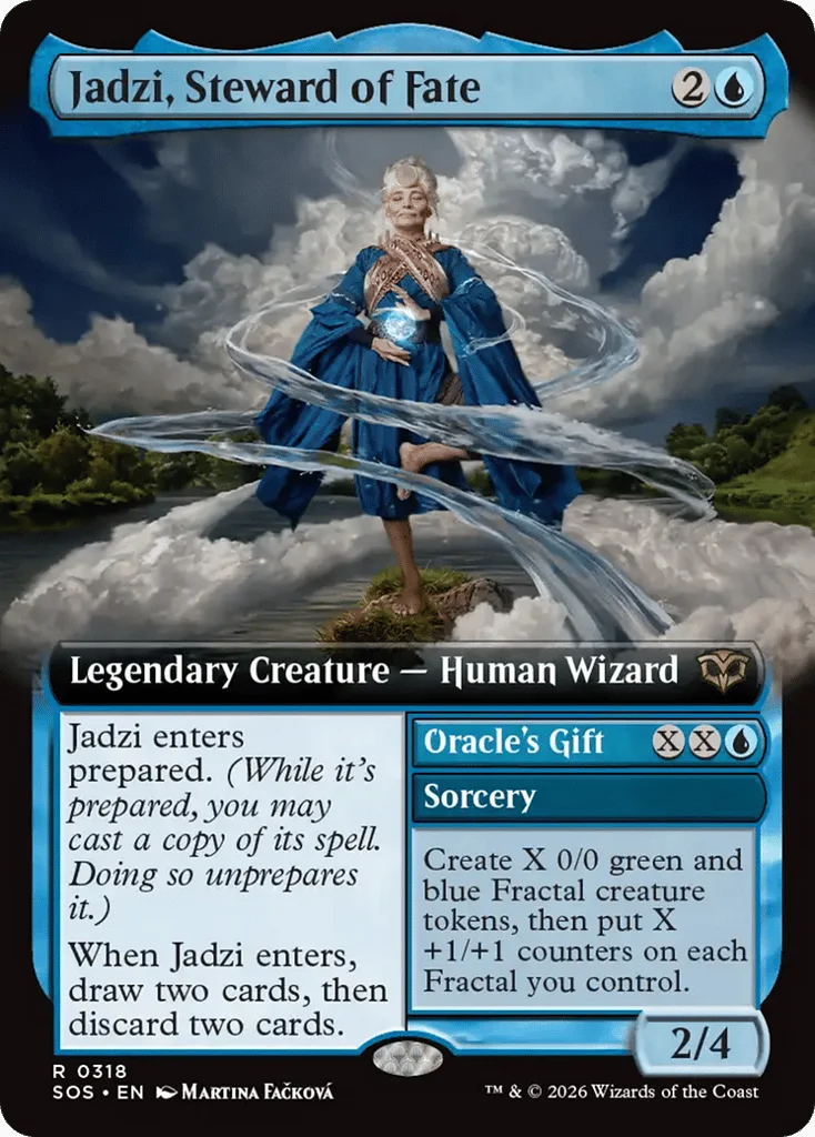 Jadzi, Steward of Fate // Oracle's Gift · Secrets of Strixhaven