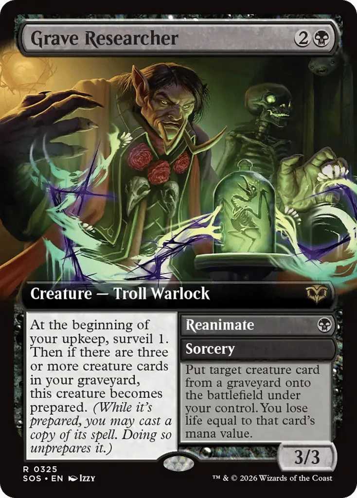 Grave Researcher // Reanimate · Secrets of Strixhaven
