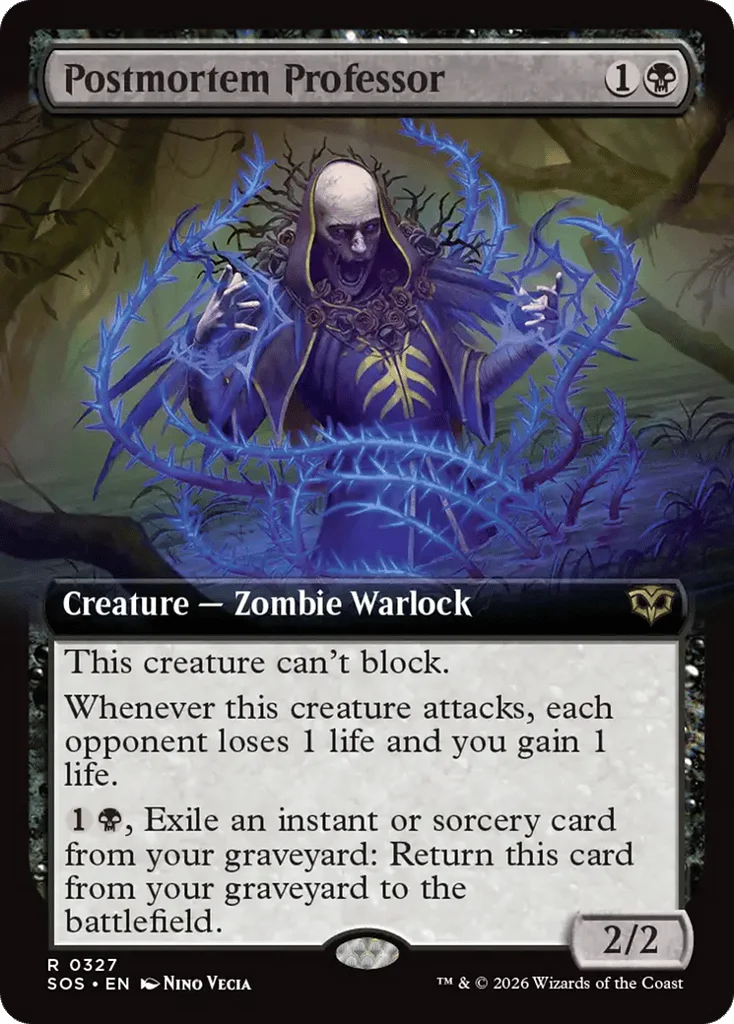 Postmortem Professor · Secrets of Strixhaven