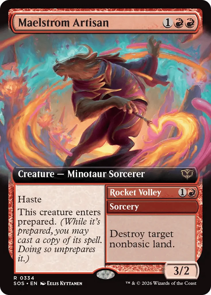 Maelstrom Artisan // Rocket Volley · Secrets of Strixhaven
