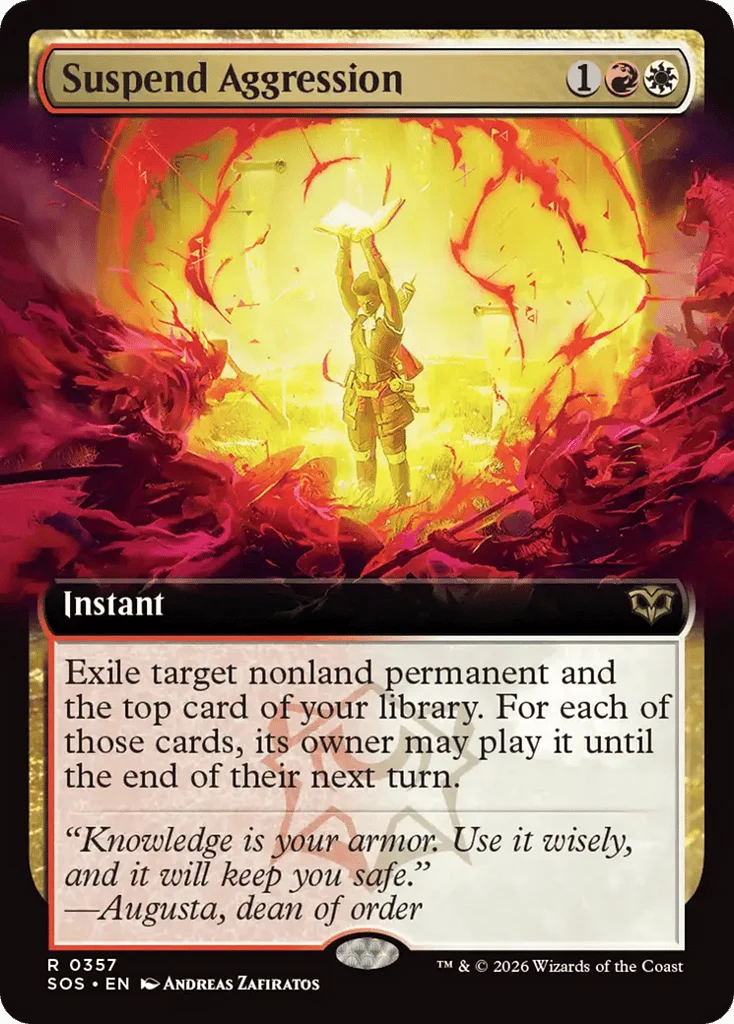 Suspend Aggression · Secrets of Strixhaven